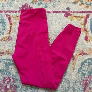 Athleta pink 7/8 leggings, size xs